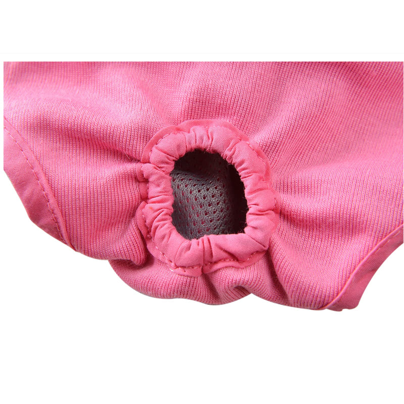 DENGUST Washable Dog Diapers,Walking Anti-Harassment Physiological Thin Pants,3 Pack Adjustable Puppy Diapers Pink,Black,Blue X-Small - PawsPlanet Australia