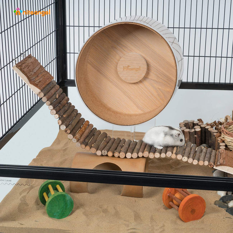 [Australia] - Niteangel Suspension Bridge for Hamsters, Small Pet Ladder, 21.8" x 2.8" 