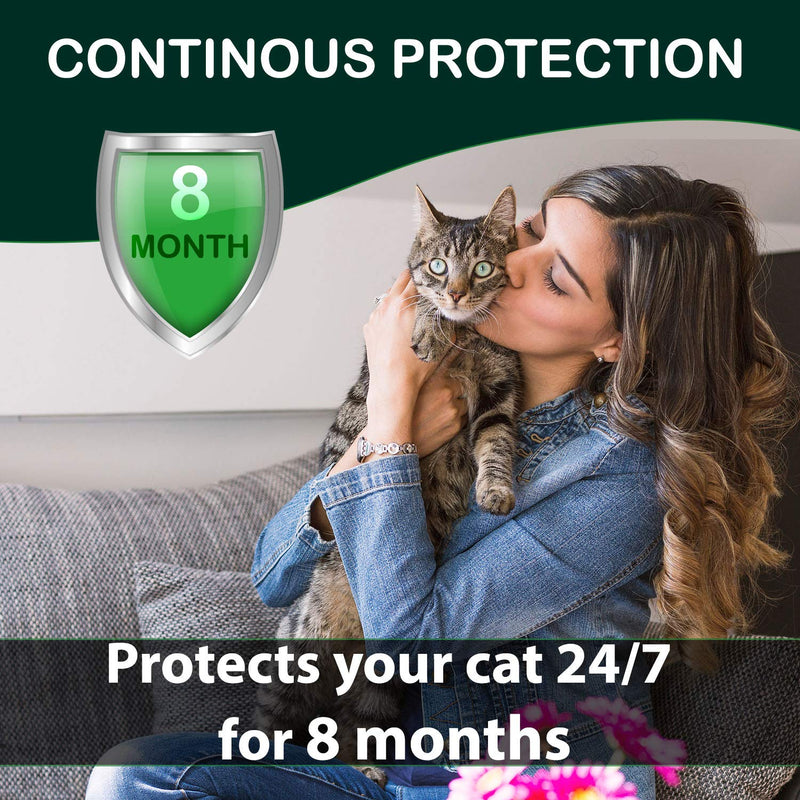 Vienapoli Cat Flea Treatment | Cat Collar | Flea and Tick Collar for Cats | 8 Months Effective Protection | Waterproof | Adjustable | Flea Treatment Cat - PawsPlanet Australia