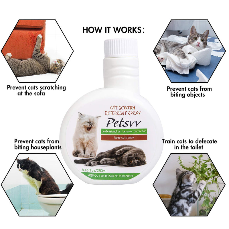 Cat Repellent Spray to Protect Indoor Furniture & Plant, Plant-Based Cat Scratch Spray, No Scratch Spray for Cats cat-spray - PawsPlanet Australia