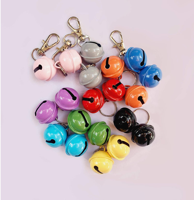 Falltail 20 Pack Pet Cat Bells for Collar Loud Cat Collar Bells Charm Pendants for Dogs Cat Collar Accessories - PawsPlanet Australia