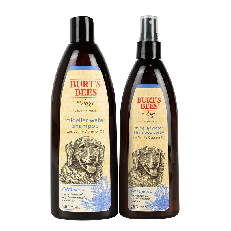 Burt's Bees Care Plus+ Micellar Water Shampoo for Dogs | Cleanses & Balances Pet's Coat | 16 oz - PawsPlanet Australia