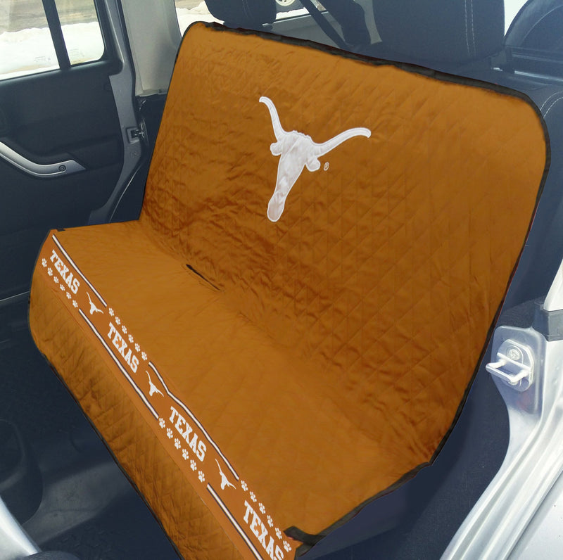 [Australia] - Pets First Collegiate Texas Longhorns Pet Car Seat Cover 