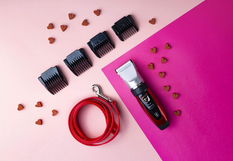 CAMRY CR-2821 Pet Hair Trimmer Black Red Silver - PawsPlanet Australia