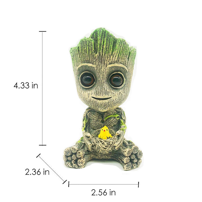 AnxunJim Aquarium Groot Air Bubbler Decorations Fish Tank Air Stone Set - PawsPlanet Australia