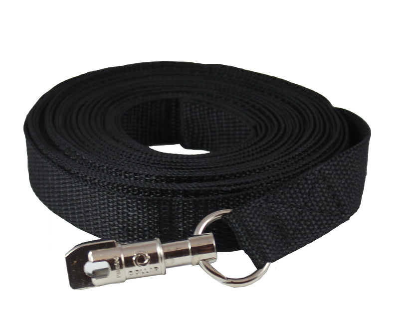 [Australia] - Dog Leash 1" Wide Nylon 30 Feet Long for Training Swivel Locking Snap 