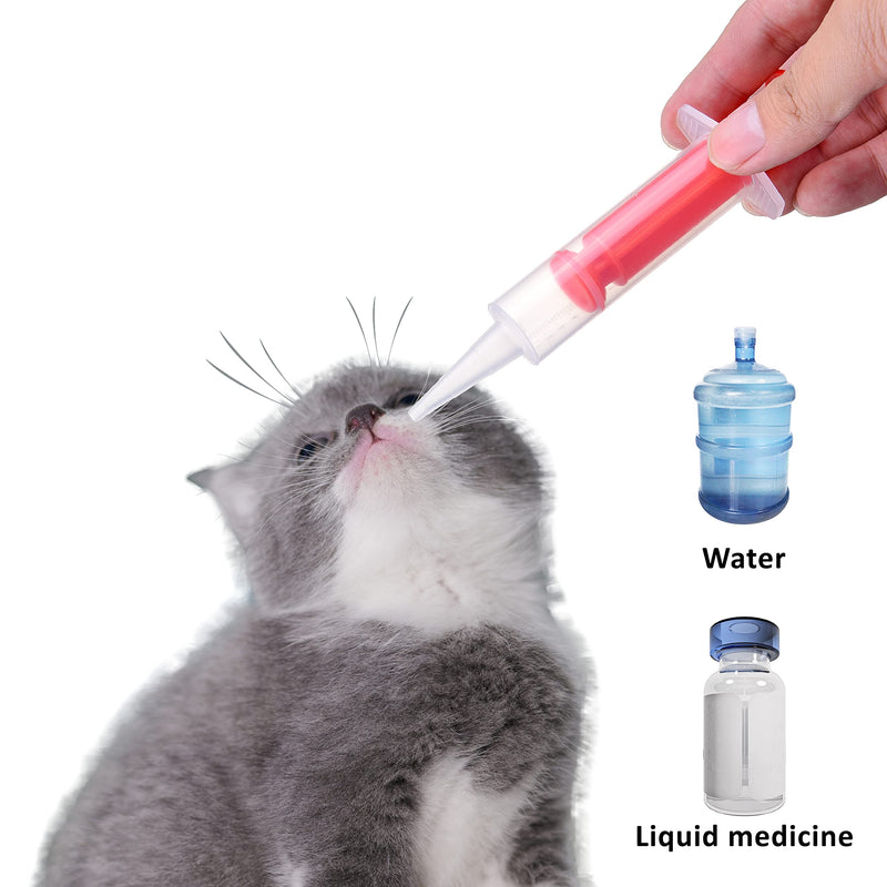 Kare & Kind 3x Pet Pill Feeder - Medicine Dispenser Tool - Syringe Popper for Tablet, Pill, Capsules - Use for Water, Milk Formula, Powder - Ideal for Kittens, Puppies, Dogs, Cats, Newborn Animals - PawsPlanet Australia