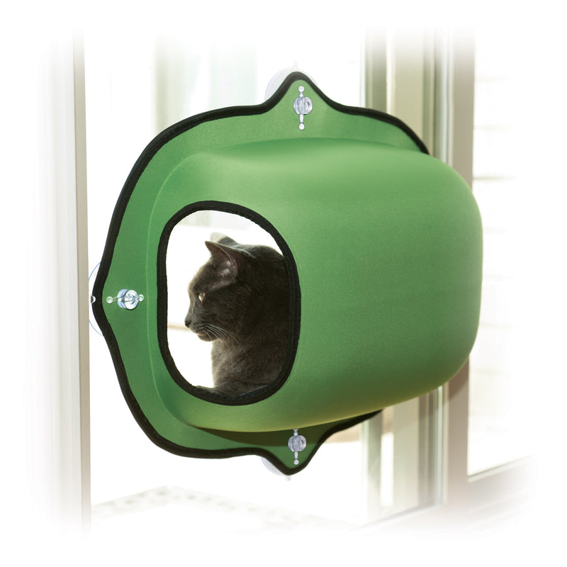 [Australia] - K&H Pet Products EZ Mount Window Pod Kitty Sill Green 27" x 20" 