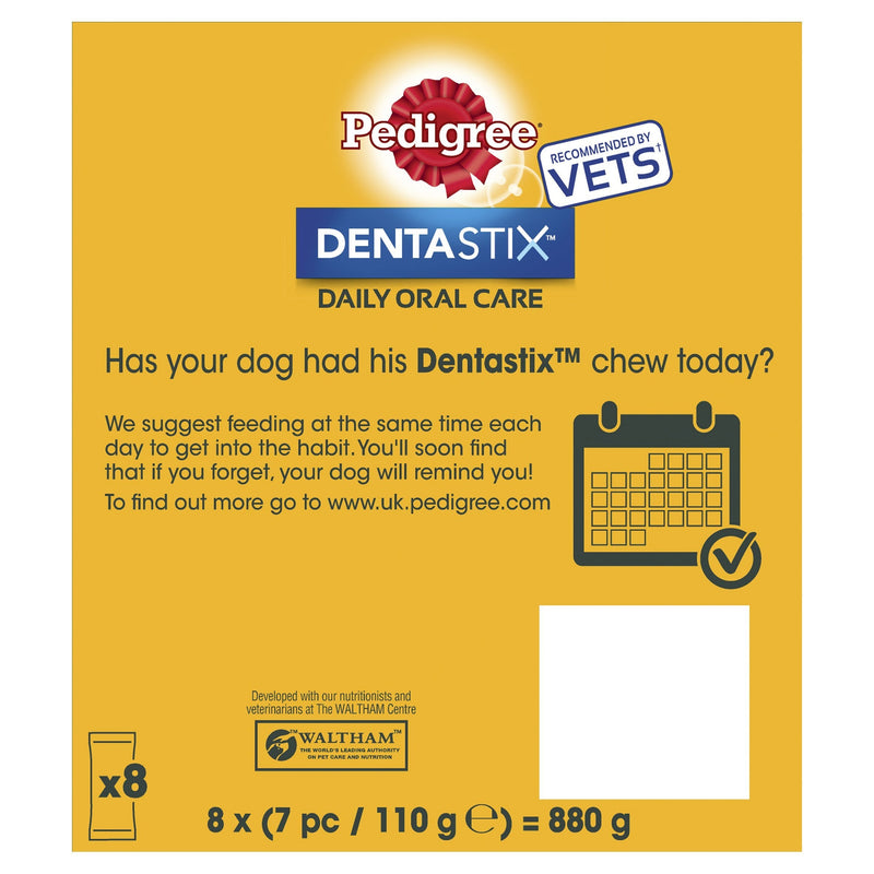 Pedigree Dentastix Daily Oral Care Small Dog 5-10 k g, 56 Sticks, Pack of 1 - PawsPlanet Australia