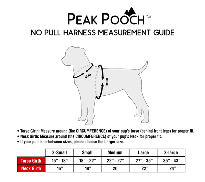 [Australia] - Peak Pooch No Pull Padded Comfort Mesh Dog Walking Harness for Small and Medium Dogs Medium (22" - 28" chest) Black 