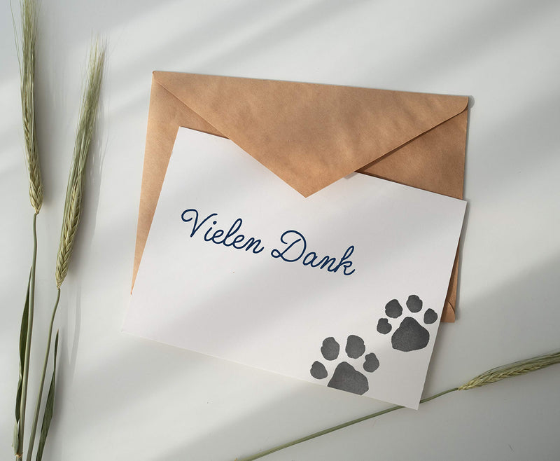 Ink Free Paw Print Set | Pack of 2 | For dogs and cats paws | Gift for pet owners | Ink pad (black) without contact with the color black - PawsPlanet Australia