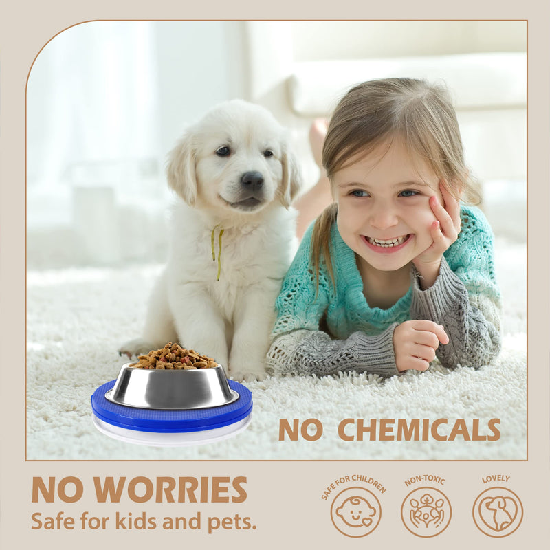 SoulThink Ant Proof Cat Dog Bowl Tray - 2022 New Innovation Anti Ant Pet Food Dish Indoor No Chemical No Water Needed Different from Traditional Ant Trap - PawsPlanet Australia