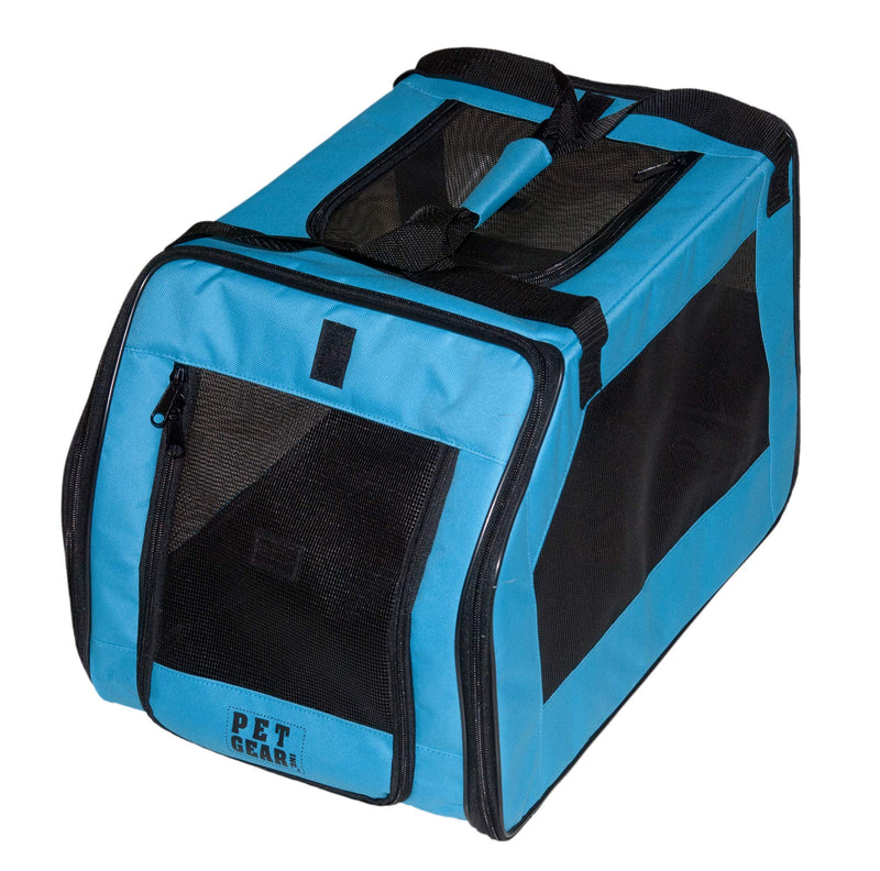 Pet Gear Carrier & Car Seat for Cats and Dogs Aqua Signature Pet Carrier & Car Seat - PawsPlanet Australia