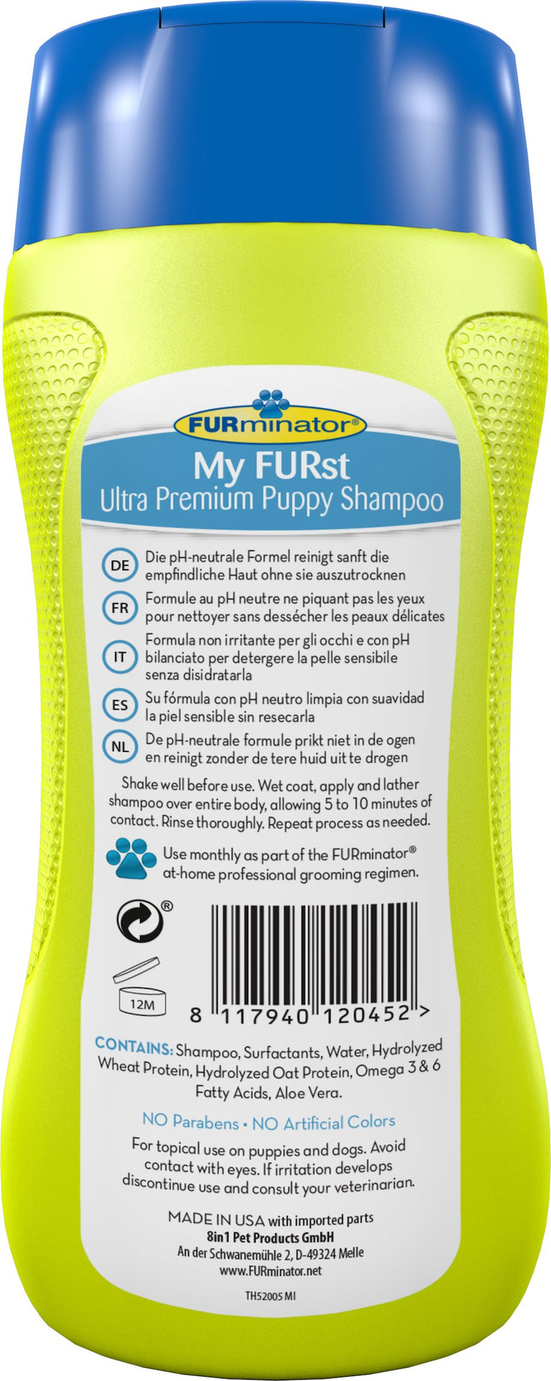 FURminator My FURst Ultra Premium Puppy Shampoo - PawsPlanet Australia