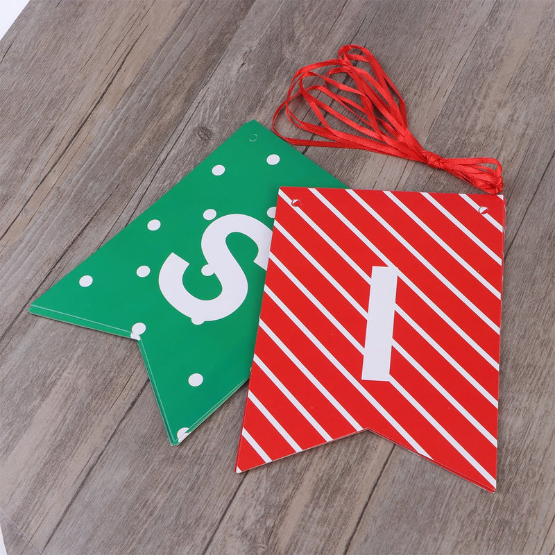 Tinksky Christmas Flag Bunting Garland Letter Banner Party Decoration - PawsPlanet Australia