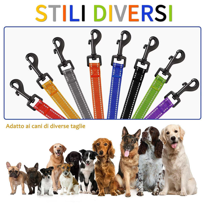 COMSLE drag leash for dogs, 3 m / 5 m / 10 m / 15 m / 20 m, robust long dog leash, reflective training leash with padded handle and hand strap, training leash for small to large dogs - PawsPlanet Australia