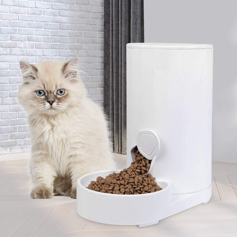 RIZZARI Automatic Cat Feeder, Dog Food Dispenser with Large Capacity,Gravity Automatic Pet Feeder Cat Food Bowl for Cats and Small Dogs（Feeder） - PawsPlanet Australia