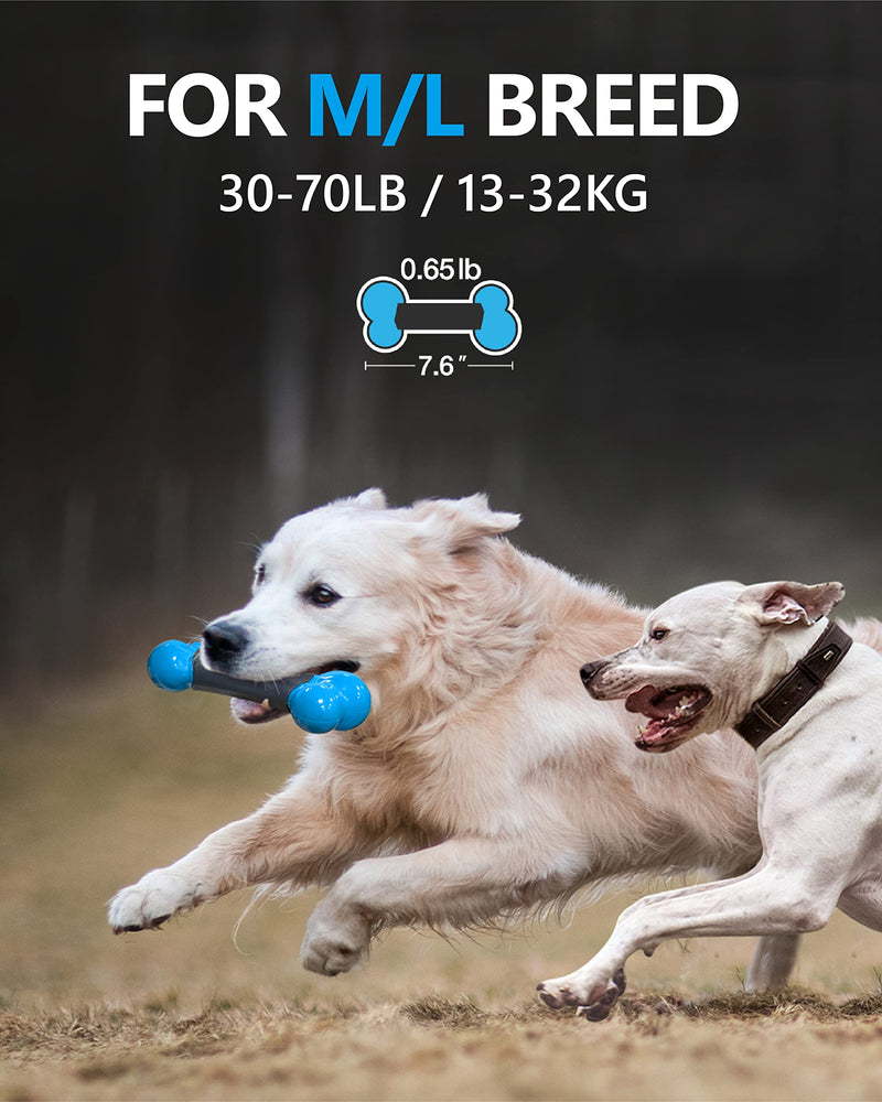 EASTBLUE Dog Toys for Aggressive Chewers: Indestructible Nylon Chew Bones with Beef Flavor, Tough and Durable Dog Stick Toy for Medium and Large Breed. - PawsPlanet Australia