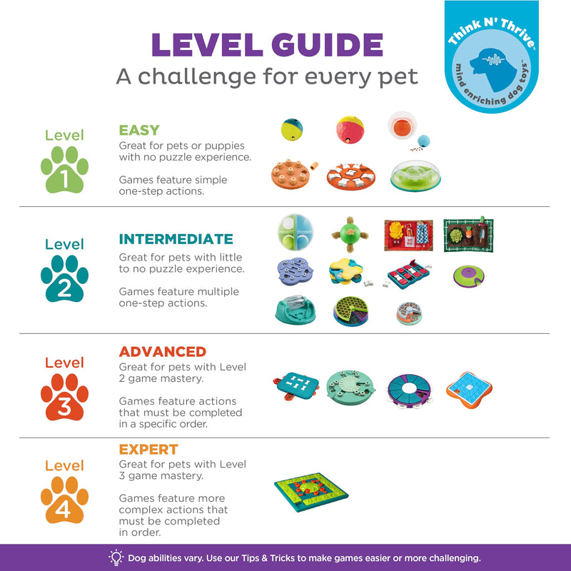 Outward Hound Nina Ottosson Treat Maze - Interactive Dog Toy for Treats - Advanced Level 2 (Intermediate) - PawsPlanet Australia