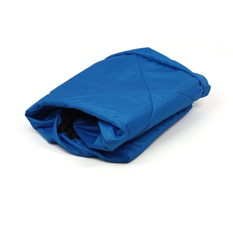 Outward Hound Kyjen 21010 Pooch Pouch Sling Carrier For Dogs Easy-Fit Adjustable Dog Carrier, Blue Blue Quilt with Black Accents - PawsPlanet Australia