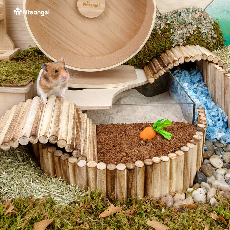 Niteangel Coco Peat & Chips Dry Digging & Burrowing Base for Rodent Pets - PawsPlanet Australia