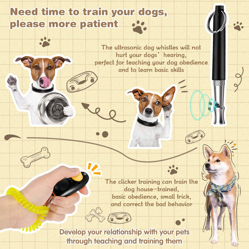 [Australia] - IGC Dog Whistle - Adjustable Pitch Ultrasonic Training Tool, Dog Training Whistles That Makes Dogs Come to You Or Stop Barking, Silent Pet Whistle Training for Recall 