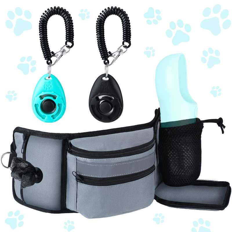 Tudomro 3 Pcs Dog Clicker Training Kit Include 1 Dog Treat Training Pouch with 2 Training Clicker for Puppies Pet Dog Clicker with Wrist Strap for Puppy Travel Running Walking Hiking - PawsPlanet Australia