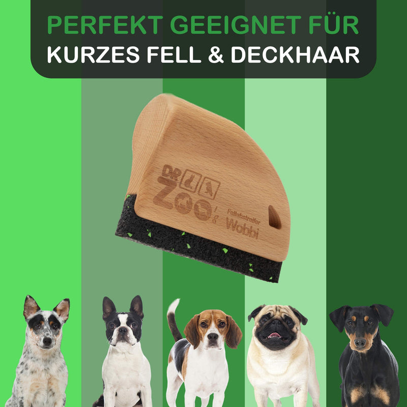 DR Zoo fur scraper Wobbi - the fur change helper for your dog or as a dog brush and comb for dogs - PawsPlanet Australia