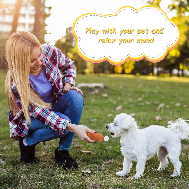 MINISOISO Pack of 15 Plush Dog Toys - Cute Squeaky Dog Toys - Durable, Safe Plush Toys for Dogs - Dog Toys for Puppies, Small, Medium Dogs - Made of Natural Cotton - PawsPlanet Australia