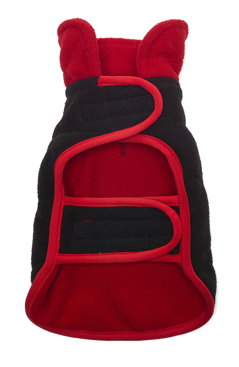 Pistachio Pet - Reversible, Double Layer, Fleece Quilted Dog Coat (Large, Black) L - PawsPlanet Australia