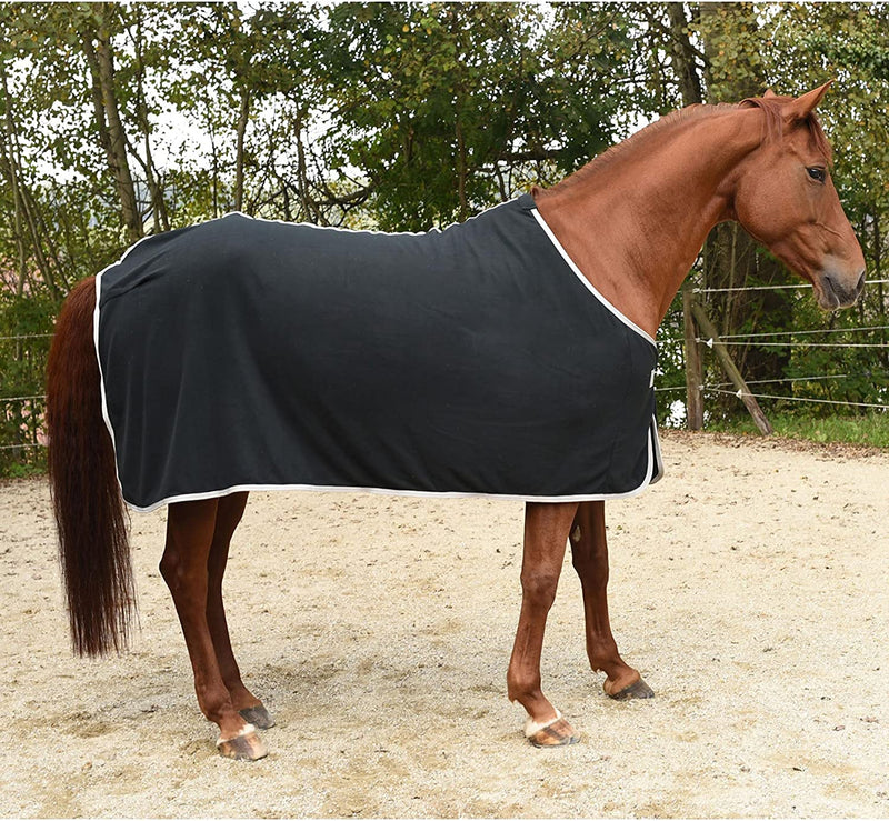 Kerbl RugBe Economic fleece blanket black 125 - PawsPlanet Australia