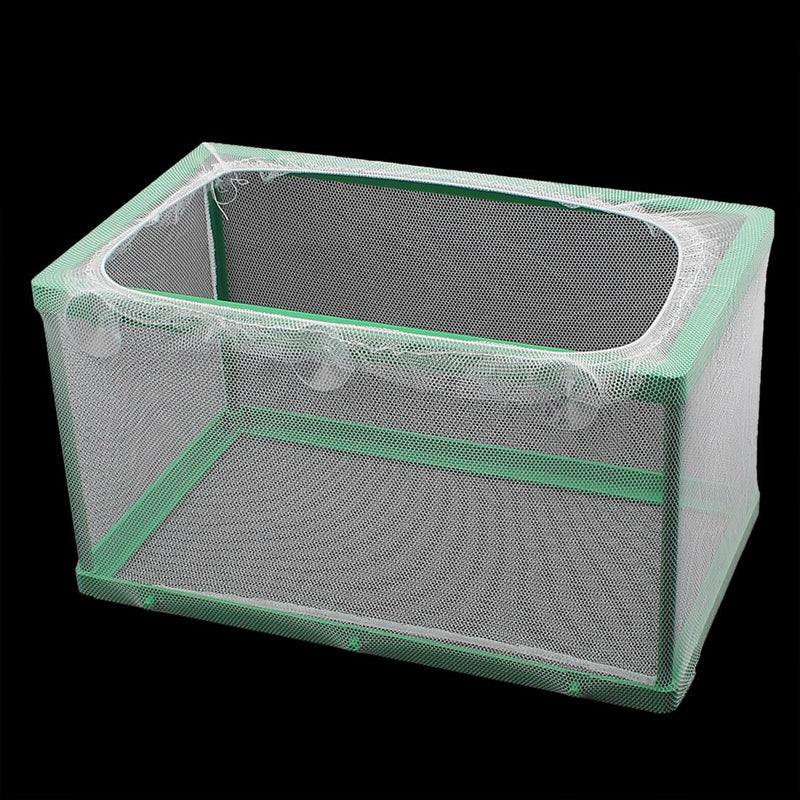 [Australia] - uxcell Nylon Mesh Fish Fry Hatchery Breeder Box Separation Net 26.5x15x15.5cm 