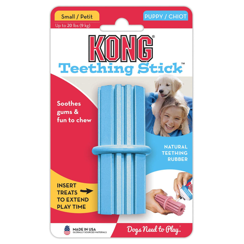 KONG - Puppy Teething Stick - Teeth Cleaning Dog Chew Toy (Assorted Colours) - For Small Puppies - PawsPlanet Australia