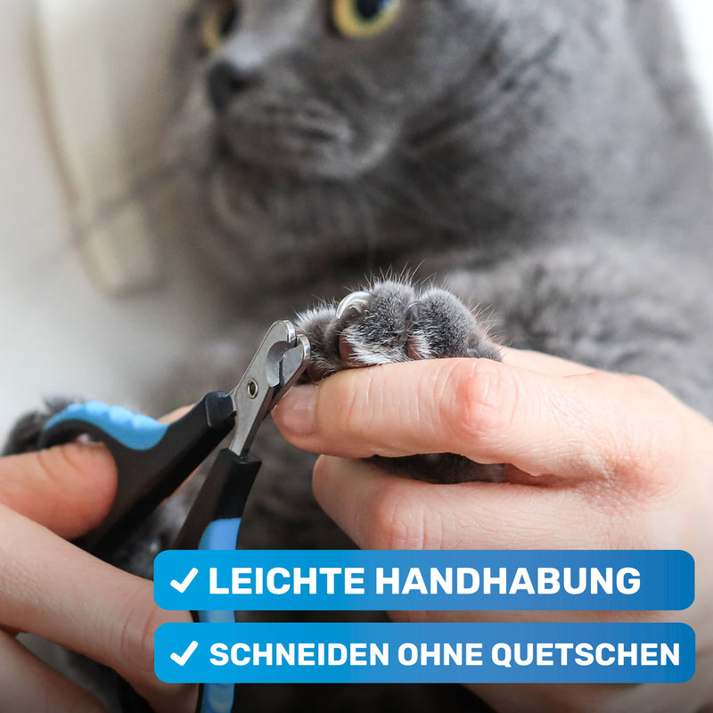 BluePet ClawsSchön Mini Small Professional Claw Scissors for Cats, Small Dogs, Puppies & Small Animals - Particularly Suitable for Small Tight Claws - Handy, Lightweight and Stable Size S Small Claws - PawsPlanet Australia