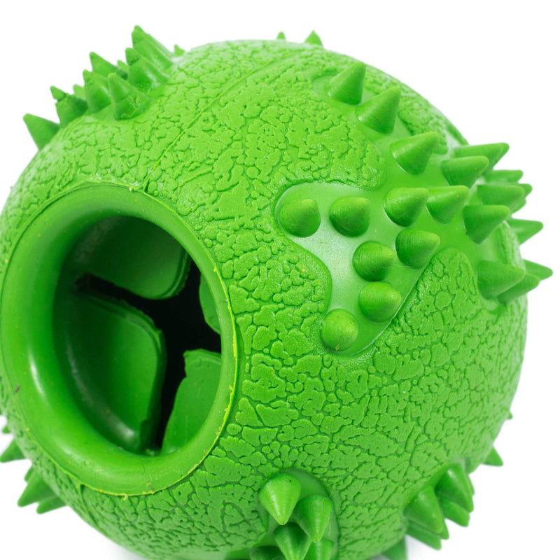 Toyz by Petface Treat Ball, 9 cm Green medium - PawsPlanet Australia