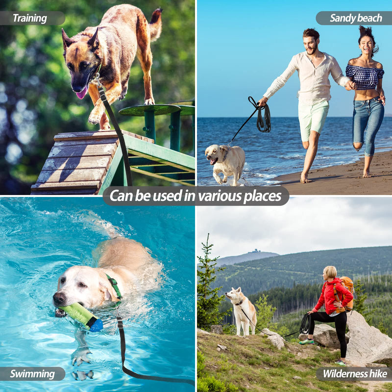 Training Lead for Dogs 3m/10ft Adjustable Long Line Dog Lead for Puppy Medium Large Dogs with Padded Handle & Storage Bag - PawsPlanet Australia