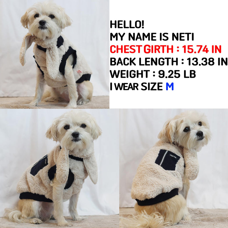 D DOGGY STAR Big Dog Clothes Warm Fleece Sweaters Scarf Set Configuration for Large Medium Small Dogs (6XL,Scf NVY Pkt) Warm Fleece T 6XL Navy Pocket - PawsPlanet Australia