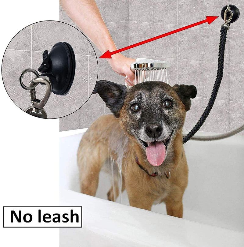 Pmsanzay Powerful Suction Cup Hook Cleat for Pet Dog & cat Bathtub, Shower & Pet Bathing Tether, Dog Grooming Tub Restraint Tether - No Leash - PawsPlanet Australia