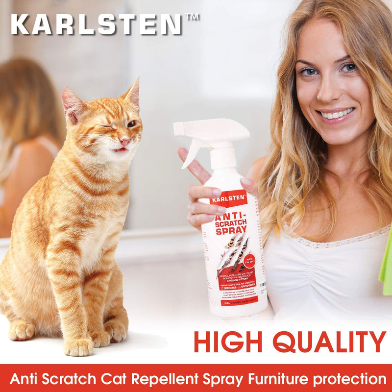 Karlsten Anti Scratch Cat Repellent Spray Furniture protection Anti Cat Scratching Deterrent 500ML - PawsPlanet Australia