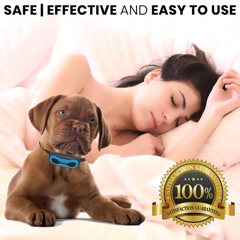 [Australia] - No Bark Dog Collar Safe and Humane Dog Training & Obedience | Warning Sounds & Vibration | 7 Sensitivity Levels, Auto Shut Off | Small, Medium, Large Breeds 