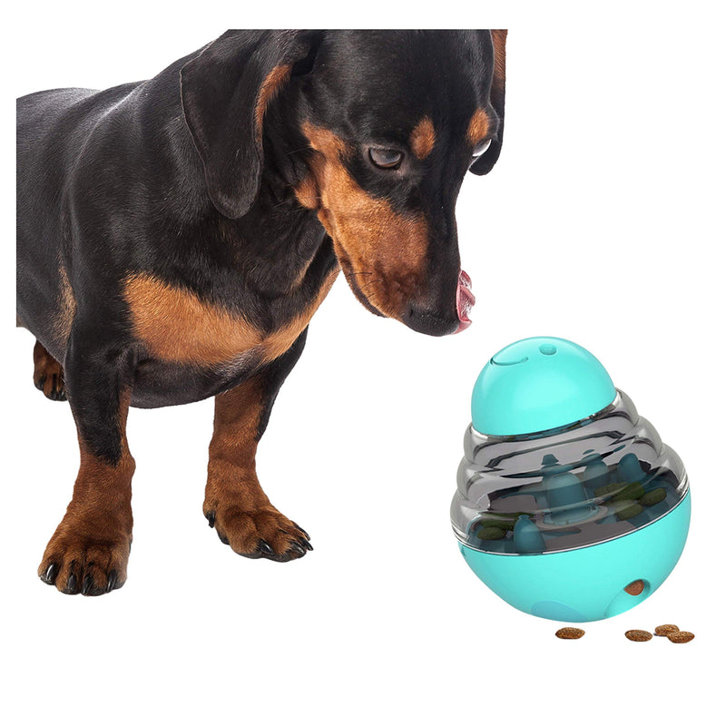 Dog Treat Dispensing Dog Toy - Dog Treat Ball/Food Dispenser/Interactive Toys/Slow Eating IQ Treat Ball for Small- Medium Dogs and Cats + Dog Walking Bag - PawsPlanet Australia