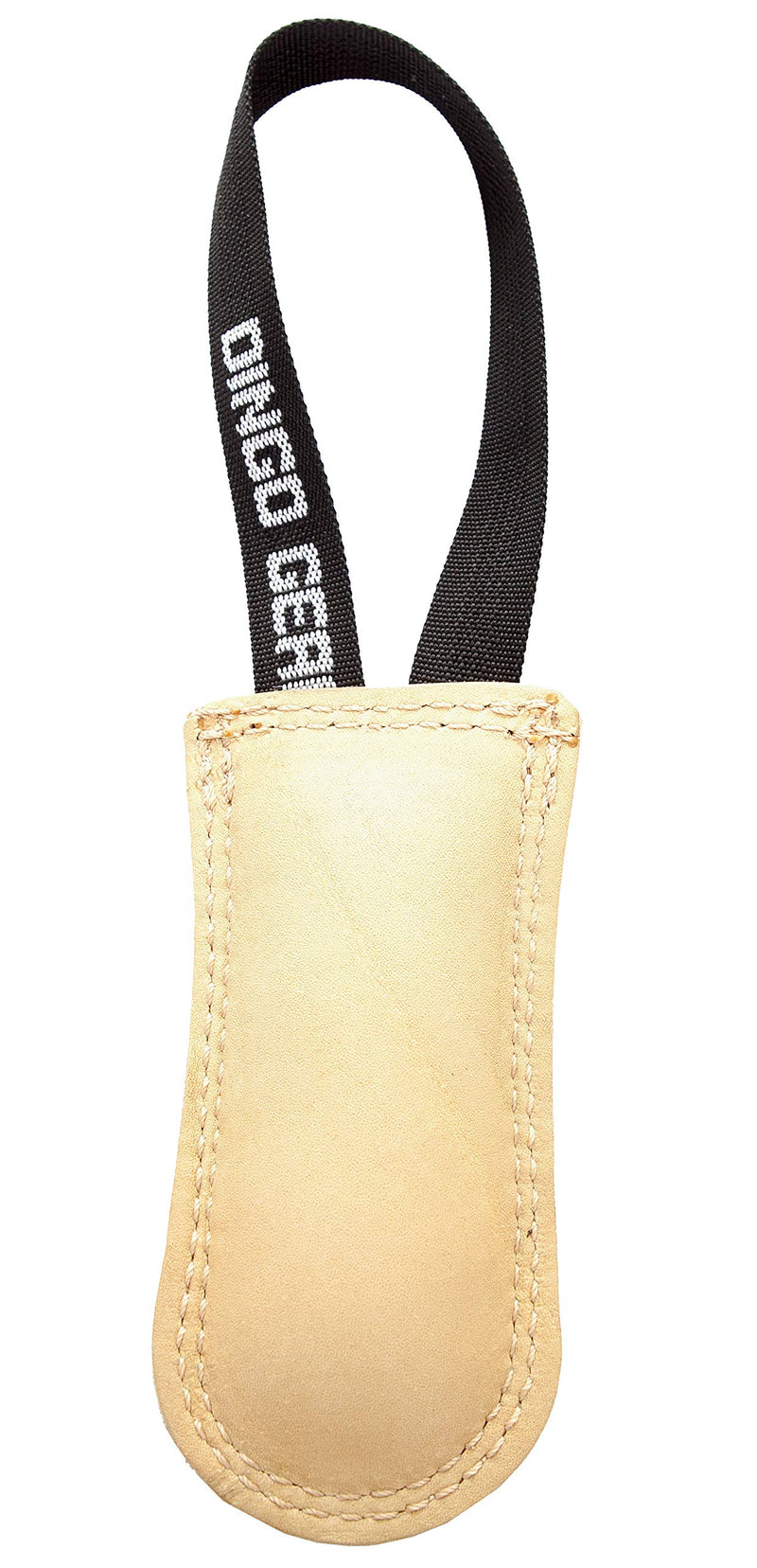 Dingo Gear Dog Bite Tug Handmade of Beige Grain Leather Strong For Training K9 Ipo Agility and Just Fun S00225, Coffee Latte - PawsPlanet Australia