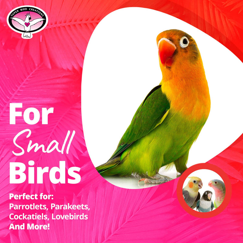 Super Bird Creations SB541 Crinkle Crinkle Little Star Bird Toy, Small Bird Size, 6" x 2" - PawsPlanet Australia