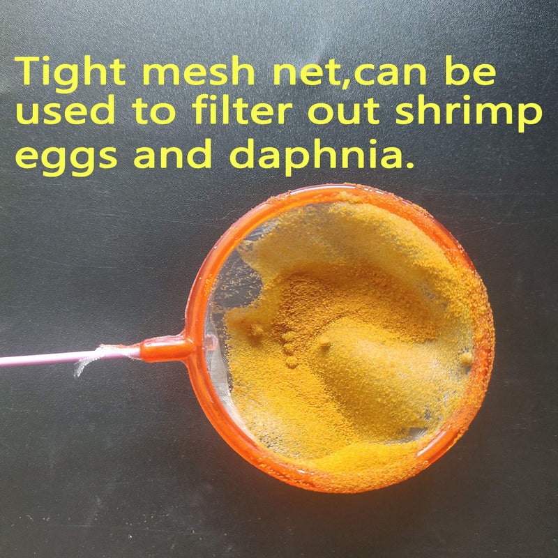 MEIMEI 10pcs Baby Brine Shrimp Net Mini Fine Sieve for Artemia Eggs Random Color - PawsPlanet Australia