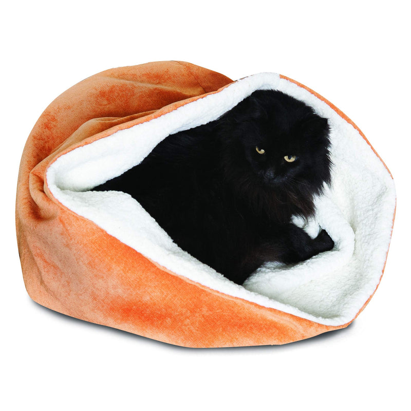 [Australia] - 17 inch Villa Orange Burrow Cat Bed 