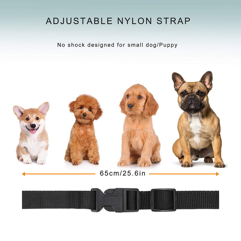 Puppy Dog Bark Collar, Rechargeable Anti Bark Collar with Beep Vibration No Shock, Dog Barking Collar for Tiny Small Dogs 5-15lbs - PawsPlanet Australia