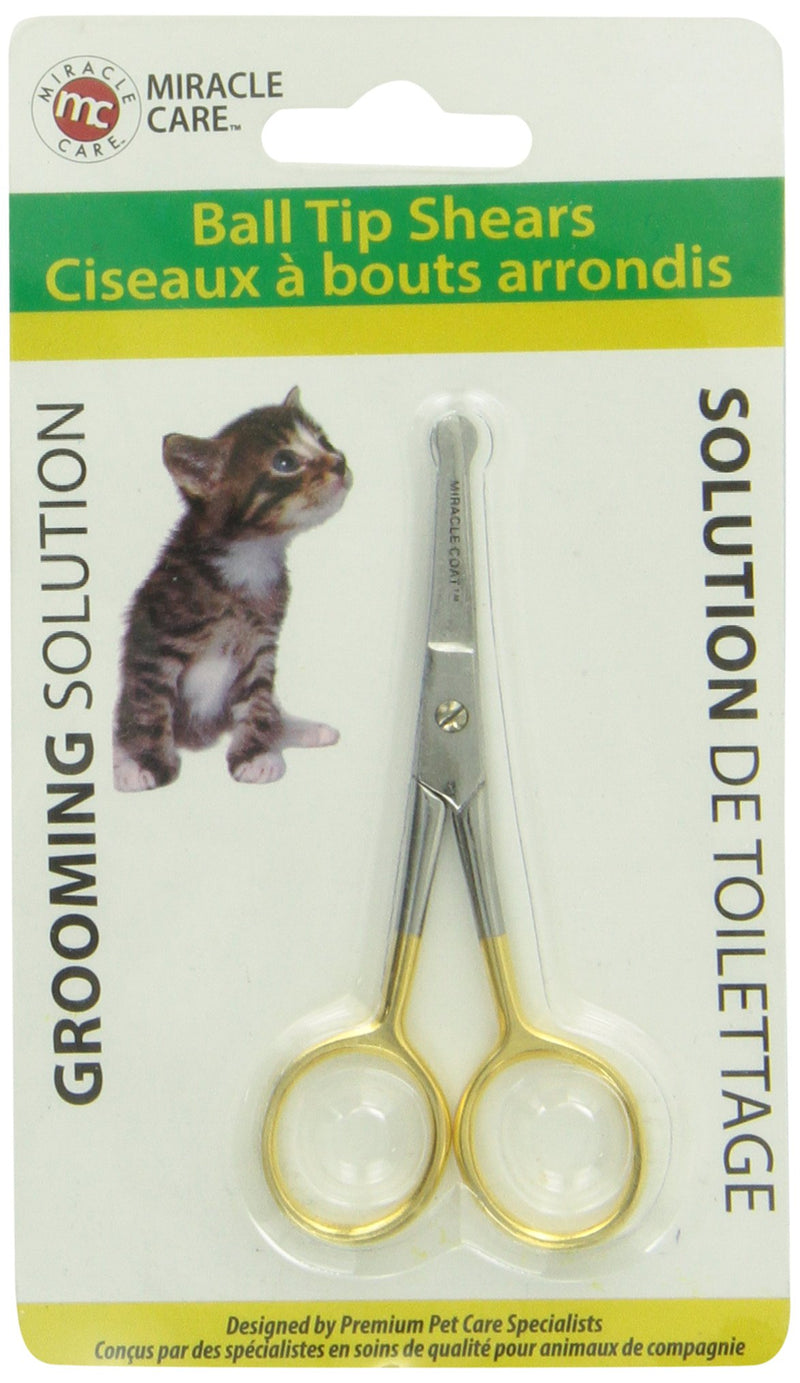 [Australia] - Miracle Coat Pet Ball Tip Shear, 4-Inch 