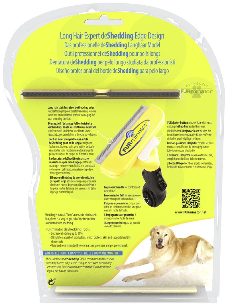 Furminator De-Shedding Tool for Large Dogs Long Hair - PawsPlanet Australia