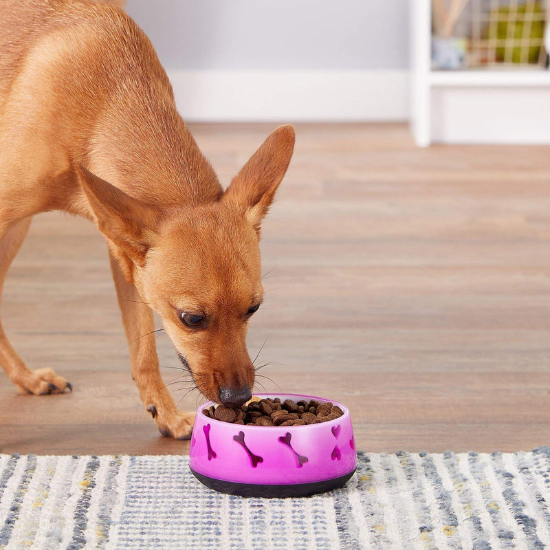 [Australia] - Dogit Dog Bowl for Food and Water, BPA-Free Non-Skid Bottom, Pink 