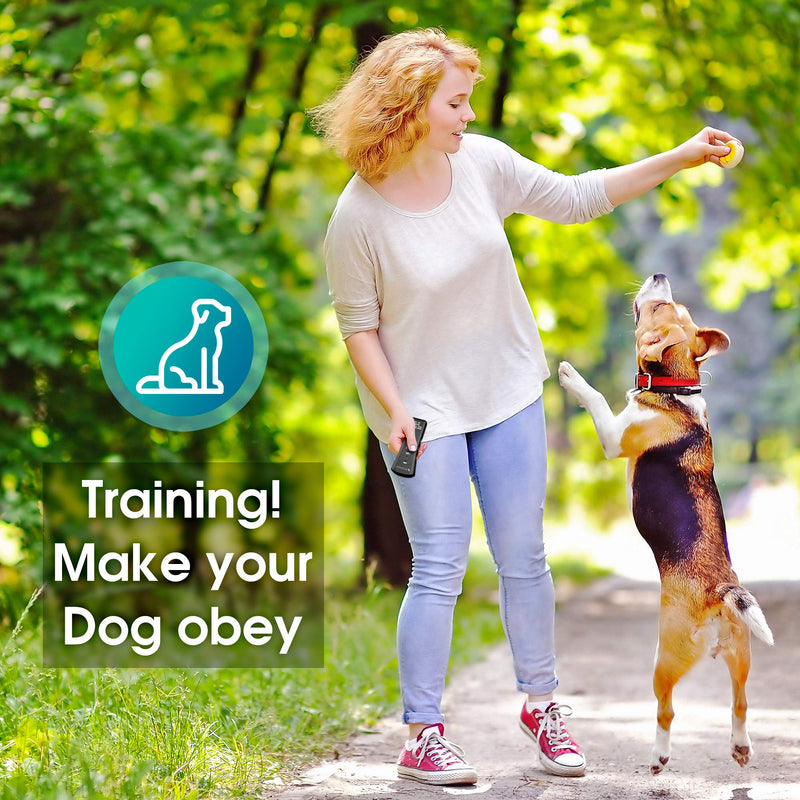 [Australia] - STÙNICK Handheld Anti Barking Device. Ultrasonic Dog Bark Deterrent with Multi-Function Dog Bark Control. Pet Anti-Barking Silencer and Trainer. No Collar Indoor & Outdoor Stop Barking Dog Device 